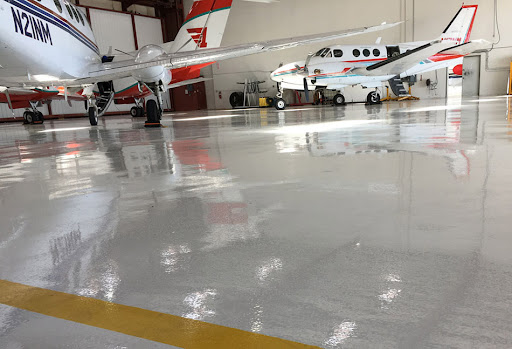 epoxy lantai hanggar air port